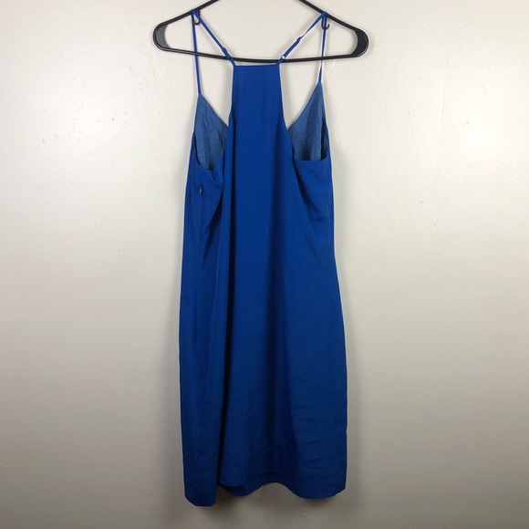 J. Crew Bright Blue Spaghetti Strap Dress - Picture 3 of 5